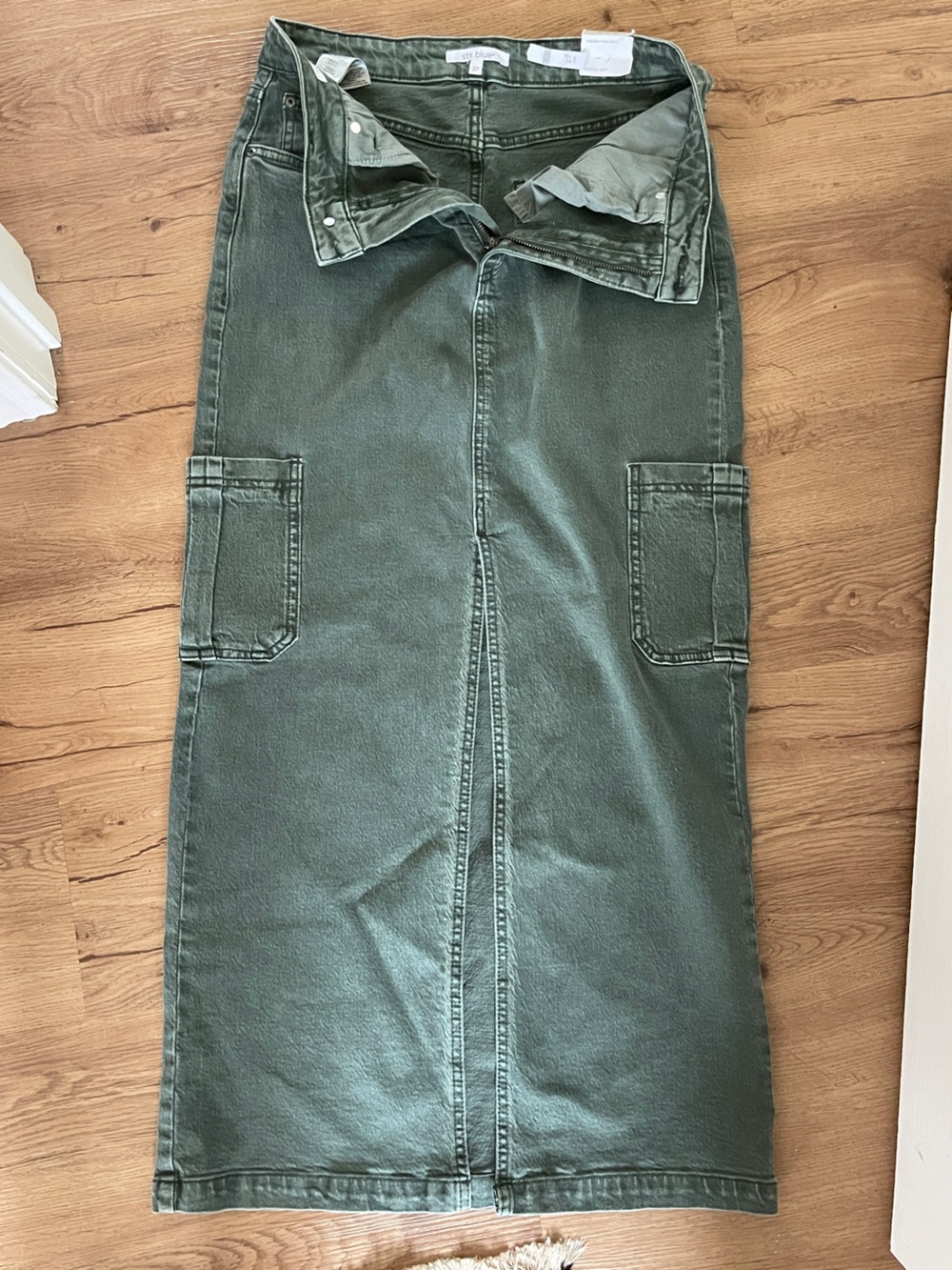 STS Blue Olive Green Relaxed Cargo Jeans